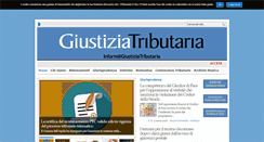Desktop Screenshot of giustiziatributaria.it